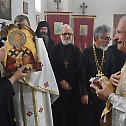 Metropolitan Amfilohije and Bishop Kiril on an archpastoral visit in Latin America