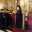 The feast of Patriarchal church of St. Savvas the Sanctified in Alexandria