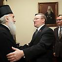 Serbian Patriarch receives Ambassador of Belarus