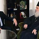Serbian Patriarch Irinej meets with Minister Vulin