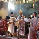 На Савиндан епископ Јоаникије служио Литургију у манастиру Милешева