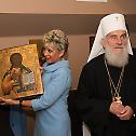 Serbian Patriarch presided over the feast-day Eucharistic gathering at Milton