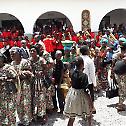 The orthodox christians of Kolwezi the Missionary Patriarch for His nameday