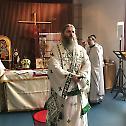 Епископ Андреј на парохијској слави у Лозани