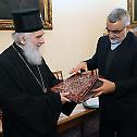 The head of Iran's state delegation visited Serbian Patriarch