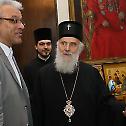 The head of Iran's state delegation visited Serbian Patriarch