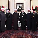 The Mufti of the Syrian Arab Republic visits His Beatitude Patriarch John X at the patriarchate