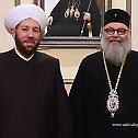 The Mufti of the Syrian Arab Republic visits His Beatitude Patriarch John X at the patriarchate