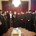 His Beatitude John X visits His Eminence archbishop Elie Saliba 