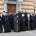 Пријем монаштва Епархије крушевачке у епархијској резиденцији у Крушевцу