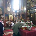 Копија иконе Пресвете Богородице Пећке у цркви Светог Георгија у Бежанији 