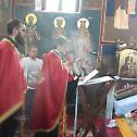 Копија иконе Пресвете Богородице Пећке у цркви Светог Георгија у Бежанији 