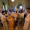 Литургијско крштење у манастиру Буково