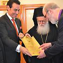 Tirana: Distinguished Friends from the Middle East at the Seat of the Holy Synod