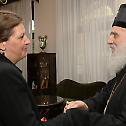 Patriarch received the ambassadors of Serbia to Belgium and Slovenia