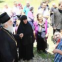 Patriarch Irinej visited the Monastery of the Image of Mother of God not-made-by-hands