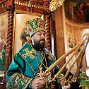 On commemoration day of St. Sergius of Radonezh Metropolitan Hilarion celebrates Divine Liturgy in St. Sergius monastery’s church of the Holy Spirit