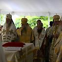 Божанска Литургија у манастиру Светог Саве у Либертивилу