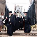 Patriarch Irinej visits Saint Sava Cathedral site in New York