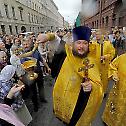 The “Savior” Cross procession held in St. Petersburg