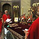 Папа и Патријарх александријски и све Африке г. Теодор началствовао бденијем у Саборној цркви у Београду