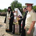 Бугарски патријарх Неофит положио камен-темељац новог храма на Војној академији