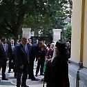 Митрополит Хризостом дочекао предсједника Вучића у Саборном храму у Сарајеву