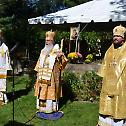 Епископ Иринеј на храмовној слави капеле Светог Сергија Радоњешког