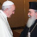 Јерусалимски патријарх Теофило код папе Фрање