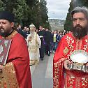 Митрополит Амфилохије у Даниловграду освештао камен темељац будућег Саборног храма Свете Петке