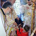 Патријарх богослужио у храму Светог Василија Острошког