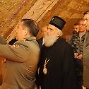 Serbian Patriarch Irinej and the Chief of General Staff of the Armed Forces of Serbia General Dikovic visited Saint Sava Cathedral