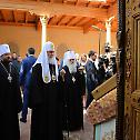 His Holiness Patriarch Kirill prays at the tomb of Prophet Daniel in Samarkand