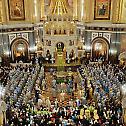 Торжествена Литургија у храму Христа Спаситеља у Москви