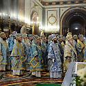Divine Liturgy in the Cathedral of Christ the Saviour on the centenary of enthronement of St. Tikhon the Patriarch of Moscow
