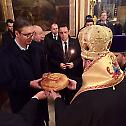 President Aleksandar Vucic celebrated his Patron Saint-day at the Representation of the Serbian Orthodox Church in Moscow