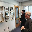 His Grace Bishop Irinej visits Holy Cross Greek Orthodox School of Theology