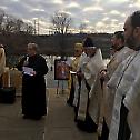 Orthodox Clergy Brotherhood of Greater Philadelphia celebrate the Great Blessing of the Waters of the Schuylkill River
