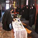 Опело монахиње Киријакије Кире у Прохору Пчињском 