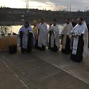 Orthodox Clergy Brotherhood of Greater Philadelphia celebrate the Great Blessing of the Waters of the Schuylkill River