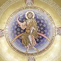Mosaic in the dome of Saint Sava Cathedral showcased:  One more token of the brotherhood of the Serbian and Russian peoples