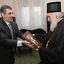 Serbian Patriarch Irinej receives Ambassador of Georgia