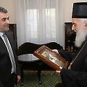 Serbian Patriarch Irinej receives Ambassador of Georgia
