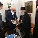 Patriarch receives Minister of Culture and Information