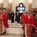 Patriarch Irinej celebrated at the St Mark church 