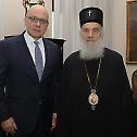 Patriarch receives Minister of Culture and Information