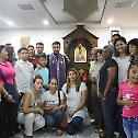 Благослов Светог Николе парохијанима у Медељину
