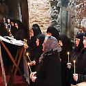 Опело монахињи Анастасији у Пећкој Патријаршији