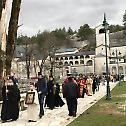 Освећење врбице у Цетињском манастиру