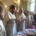 У руској цркви Свете Тројице на Ташмајдану